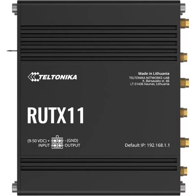Maršrutizatorius Teltonika RUTX11 belaidis 2,4 GHz 802.11ac