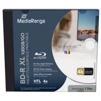 BD-R XL MediaRange MR520 100GB 4X - įrašomasis „Blu-ray“ diskas, vieno sluoksnio XL talpa
