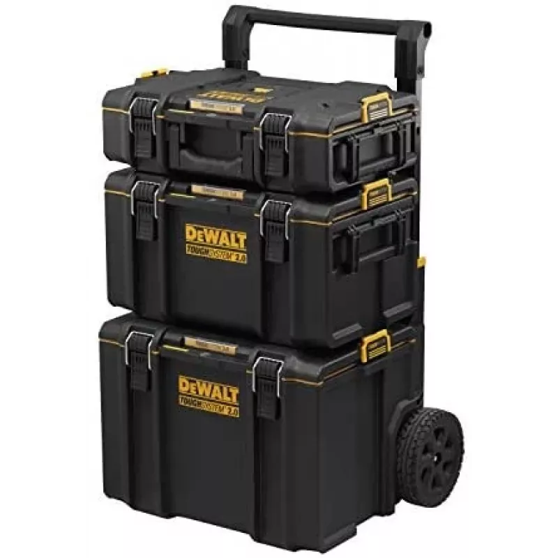 Įrankių laikymo dėžė DeWalt DWST83402-1, juoda/geltona, 554×500×1150 mm