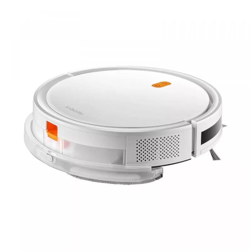 Robot vacuum Xiaomi E5 White — 2000 Pa suction, 2600 mAh battery, 110 min runtime, 0.4 L dustbin, wet mopping