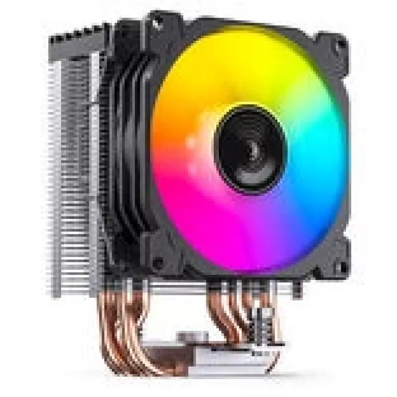CPU aušintuvas Jonsbo CR-1400E 92mm ARGB Juoda — 92 mm ventiliatorius, ARGB apšvietimas