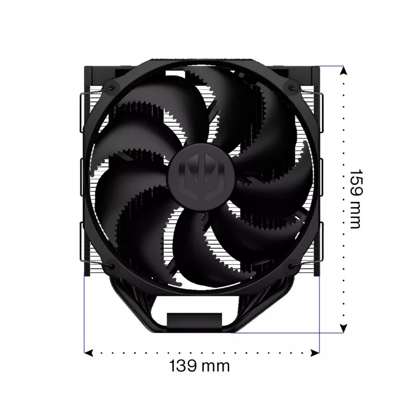 Endorfa Fortis 5 Juoda CPU aušintuvas