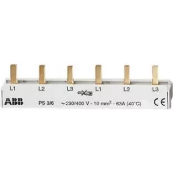 ABB 3 fazių šynos PS3/6 pro M kompaktinė 6 modulių uždara PS3/6 (2CDL231001R1006)