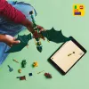 Konstravimo žaislų rinkinys LEGO NINJAGO 71829 Lloyd's Green Forest Dragon, 128 dalys, 2 minifigūrėlės, amžius 6+