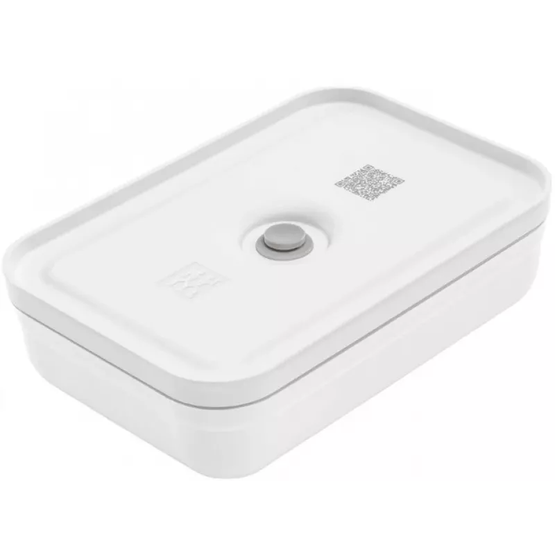 Pietų dėžutė ZWILLING FRESH & SAVE 1 L, plastikinė su silikoniniu sandarikliu, pilka/baltas