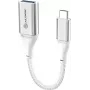Alogic Super Ultra - USB adapteris - 24 kontaktų USB-C (V) į USB Type A (M) - USB 3.1 Gen 1 - 3 A - 15 cm - Sidabrinis (ULCAA-SLV)