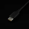 GaN nešiojamojo kompiuterio įkroviklis QOLTEC 52419 65 W USB-C PD 5V/20V 3A/3,25A, 220–240 V, 1,8 m laidas, juodas