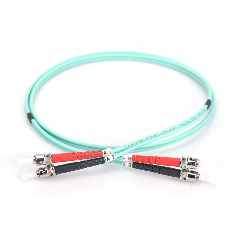 Fiber Optic Patch Cord Digitus OM3 ST/ST 1m
