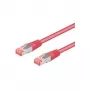 Wentronic Goobay CAT 6a komutacinis kabelis, S/FTP (PiMF), purpurinė, 3 m - LSZH be halogenų, varis (93784)