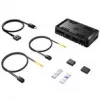 Ventiliatoriaus valdiklis CORSAIR COMMANDER DUO ARGB iCUE LINK Hybrid — adresuojamas RGB, iCUE integracija