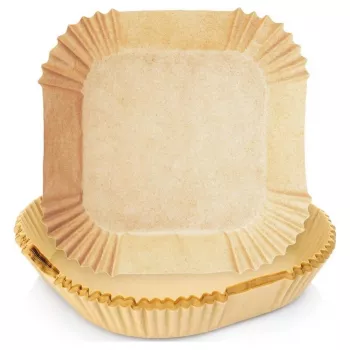 Popierinės gruzdintuvių įklotai 16×16 cm (50 vnt.) skirti oro gruzdintuvėms / giliosioms gruzdintuvėms — Be pavadinimo