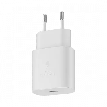 Samsung sieninis įkroviklis TA800NW 25 W 1x Type-C - Baltas EU
