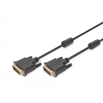 ASSMANN Monitorkabel DVI 2m Dual Link St/St 2Ferrit Kerne Anschlusskabel K8 bulk 24+1 (AK-320101-020-S)