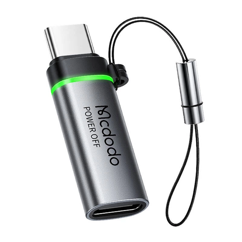 USB-C adapteris Mcdodo OT-2450 su automatiniu išsijungimu, USB-C į USB-A adapteris su automatiniu maitinimo išjungimu