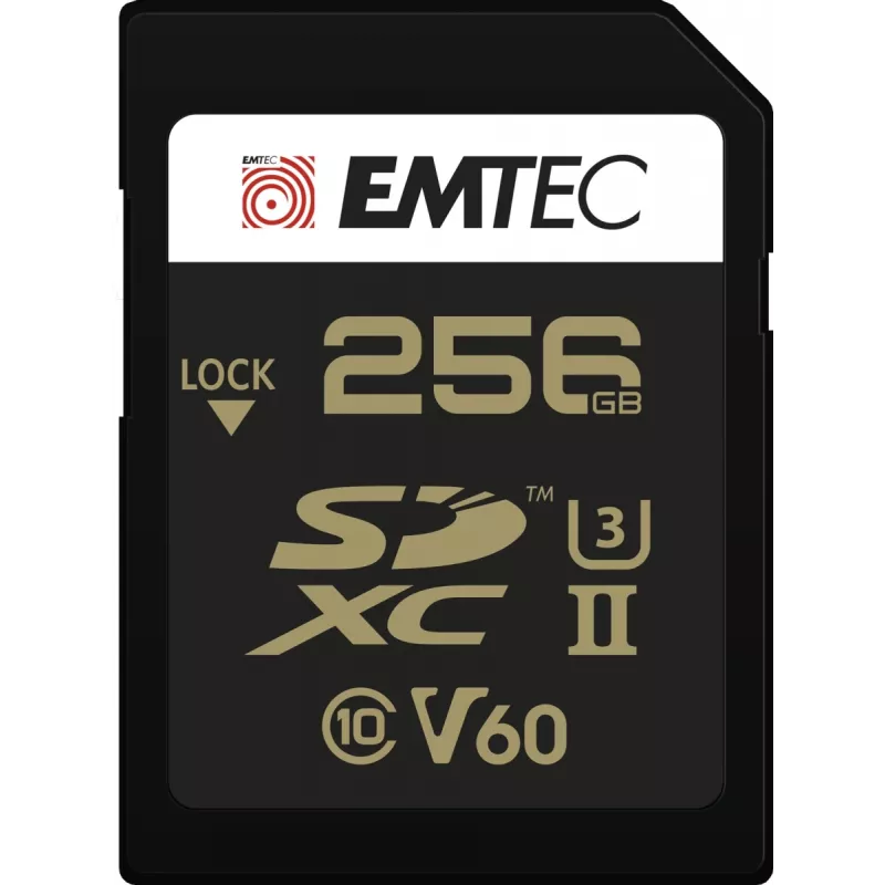 Atminties kortelė Emtec 256GB SDXC UHS-II ECMSD256GUHS2V60
