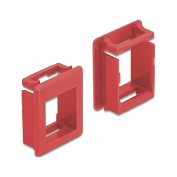 Montavimo rinkinys DELOCK 86762, raudonas plastikas, modelis 86762, plastikinė medžiaga