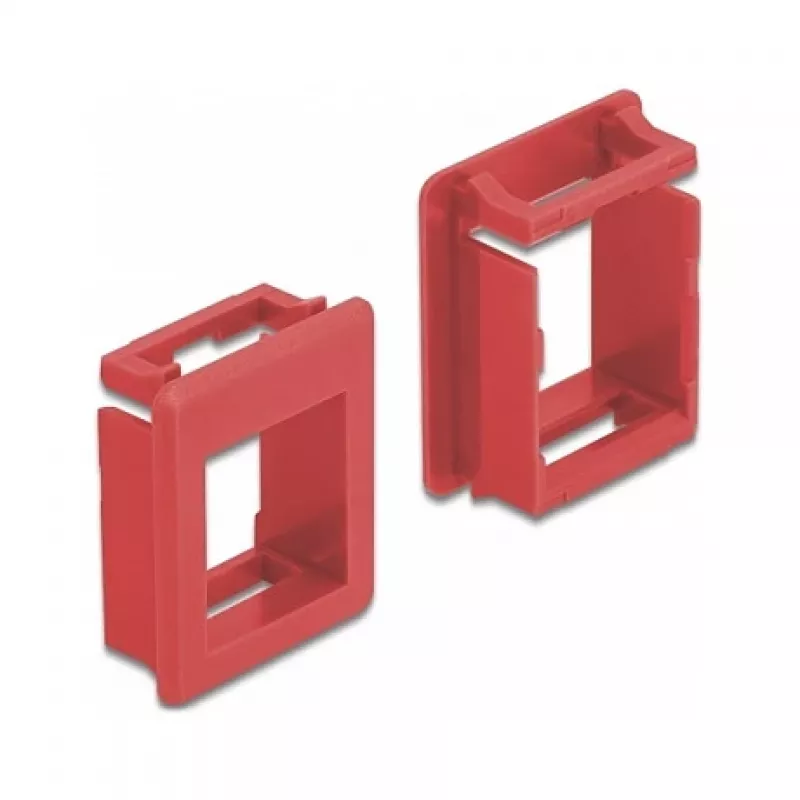 Montavimo rinkinys DELOCK 86762, raudonas plastikas, modelis 86762, plastikinė medžiaga