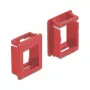 Montavimo rinkinys DELOCK 86762, raudonas plastikas, modelis 86762, plastikinė medžiaga