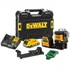 Lazerinis nivelyras DeWalt DCE089D1G18-QW žalias spindulys savaiminis išsilyginimas 360° suderinamas su imtuvu