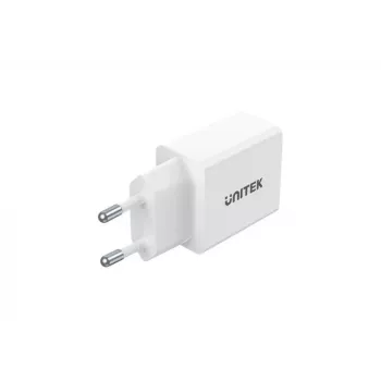 Unitek P1113A-EU - įkroviklis 2X USB-A,12W, baltas