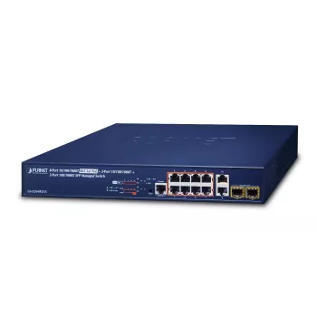 Valdomas L2+ Gigabit Ethernet komutatorius PLANET GS-5220-8P2T2S