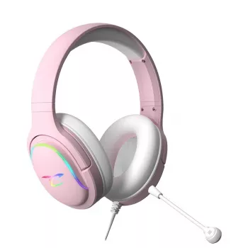 Subsonic Spectra LED žaidimų ausinės Sweety Pink