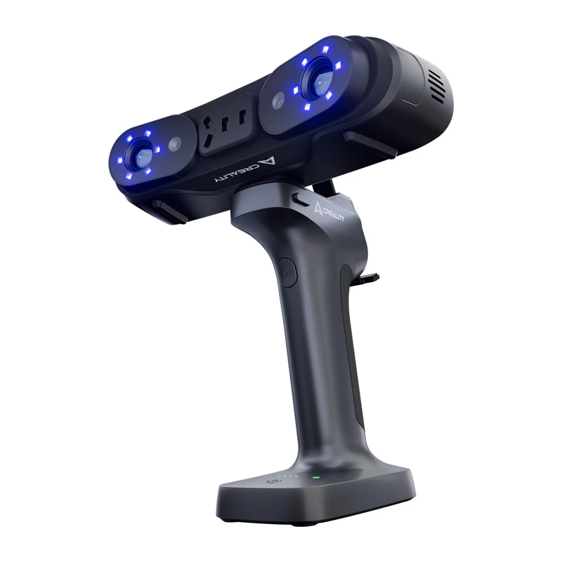 3D skaitytuvas Creality Sermoon X1 — tikslumas 0,02 mm, Wi‑Fi 6, 34 lazeriai, NIR, juoda