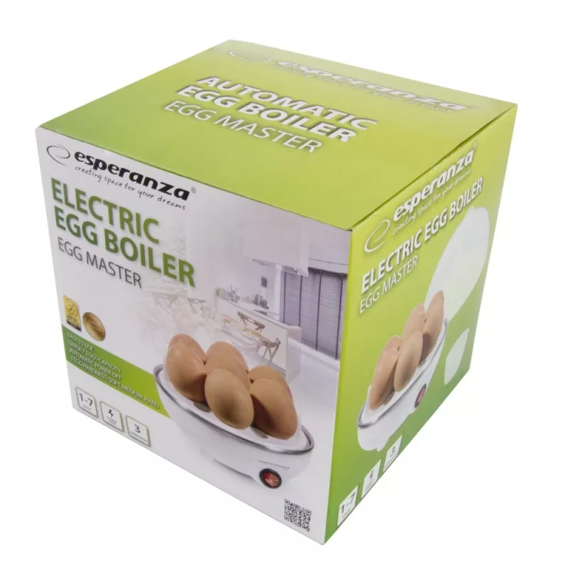 Esperanza EKE001 kiaušinių viryklė 7 vnt. 350 W balta