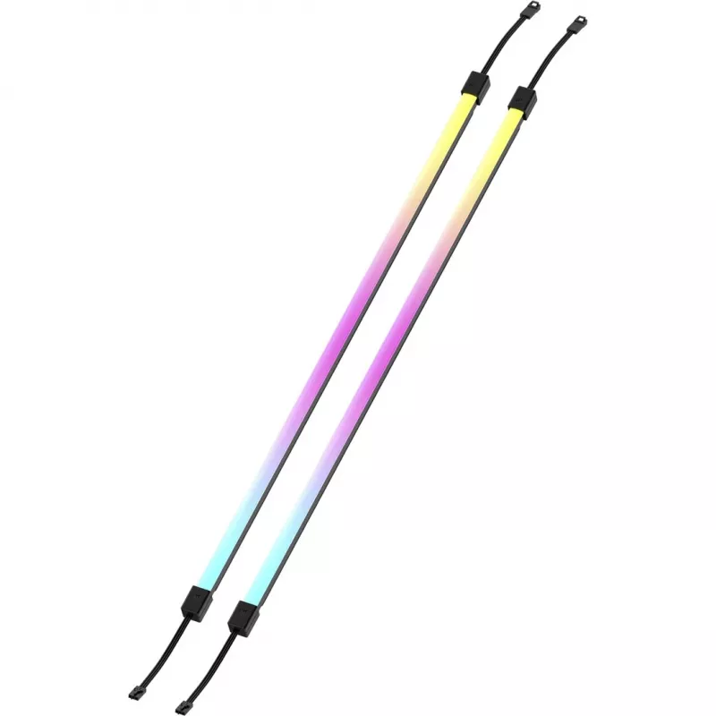LED juostelė CORSAIR LS350 Aurora, įvairiaspalvis apšvietimas, 350 mm ilgis, 10 mm plotis, 2 vnt. pakuotė