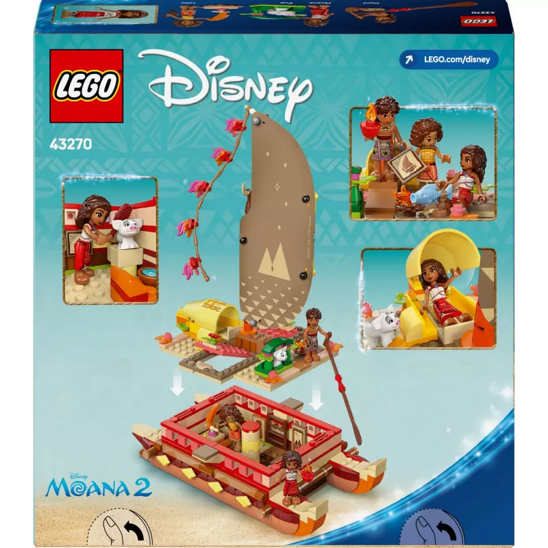 LEGO 43270 Bricks & Blocks set — 529 elementai, 3 minifigūrėlės, 260×120×220 mm, 0.198 kg, sidabrinis