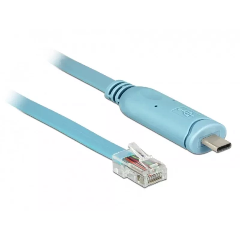 Nuoseklusis kabelis DeLOCK 63914 USB Type-C RJ45 3m Mėlynas