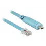 Nuoseklusis kabelis DeLOCK 63914 USB Type-C RJ45 3m Mėlynas