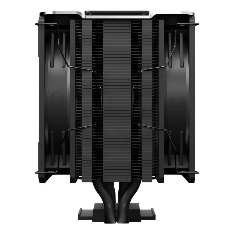 Procesoriaus oro aušintuvas Cooler Master V4 Alpha 3DHP, 120 mm ventiliatorius, LGA1700/AM5 suderinamas, juodas