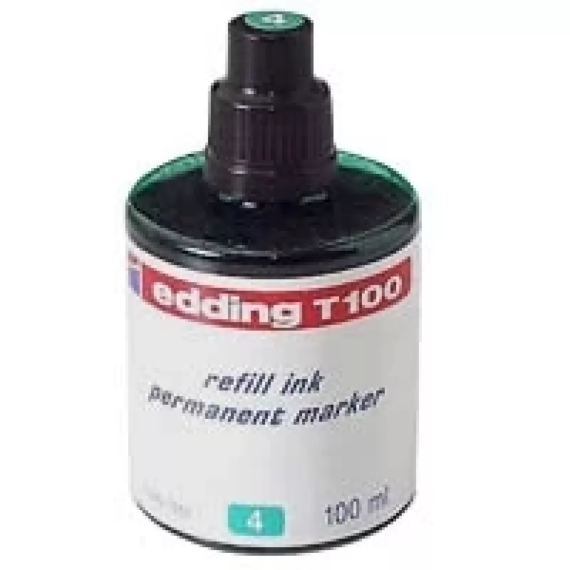 Markerio papildymas Edding T 100 Žalias 100 ml 1 vnt.