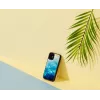 iKins apsauginis dėklas Apple iPhone 12 mini — mėlynas ežeras su juodais akcentais