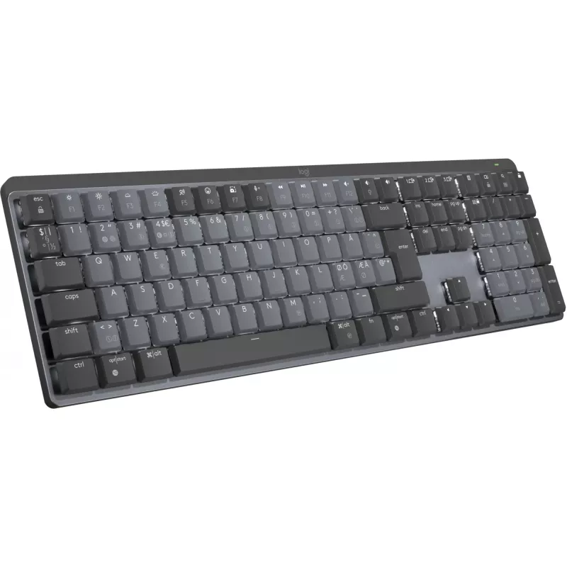 Logitech Master Series MX Mechanical - klaviatūra - apšviesta - belaidė - Bluetooth LE - QWERTY - Šiaurės šalių (danų/suomių/norvegų/švedų)