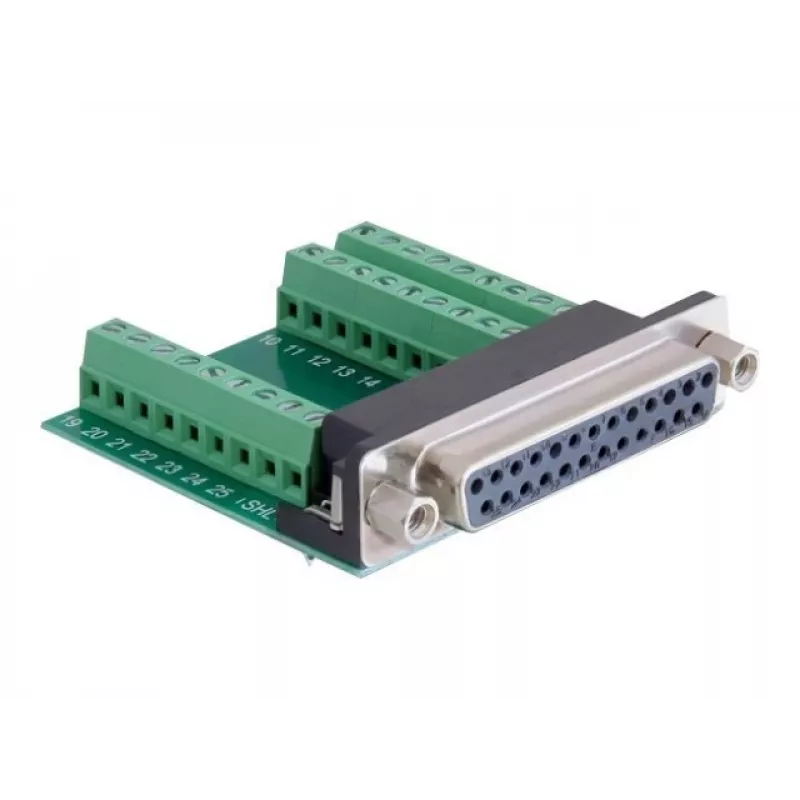 jungčių adapteris DeLOCK 65317 25p 27p juoda žalia sidabrinė