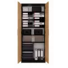 Topeshop OLIV 2D ANT/ART KPL biuro knygų spinta
