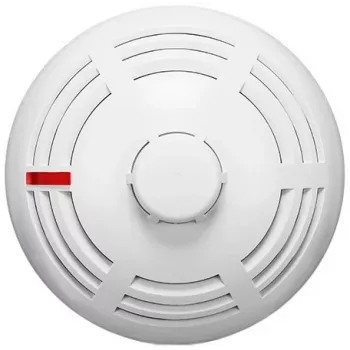 Dūmų detektorius SATEL ASD-200 belaidis, montuojamas ant paviršiaus, 3 V baterija, Ø108 mm, 61 mm aukštis