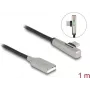 DeLOCK USB 2.0 laidas Type-A kištukas į Type-C kištuką kampinis 60W 1m