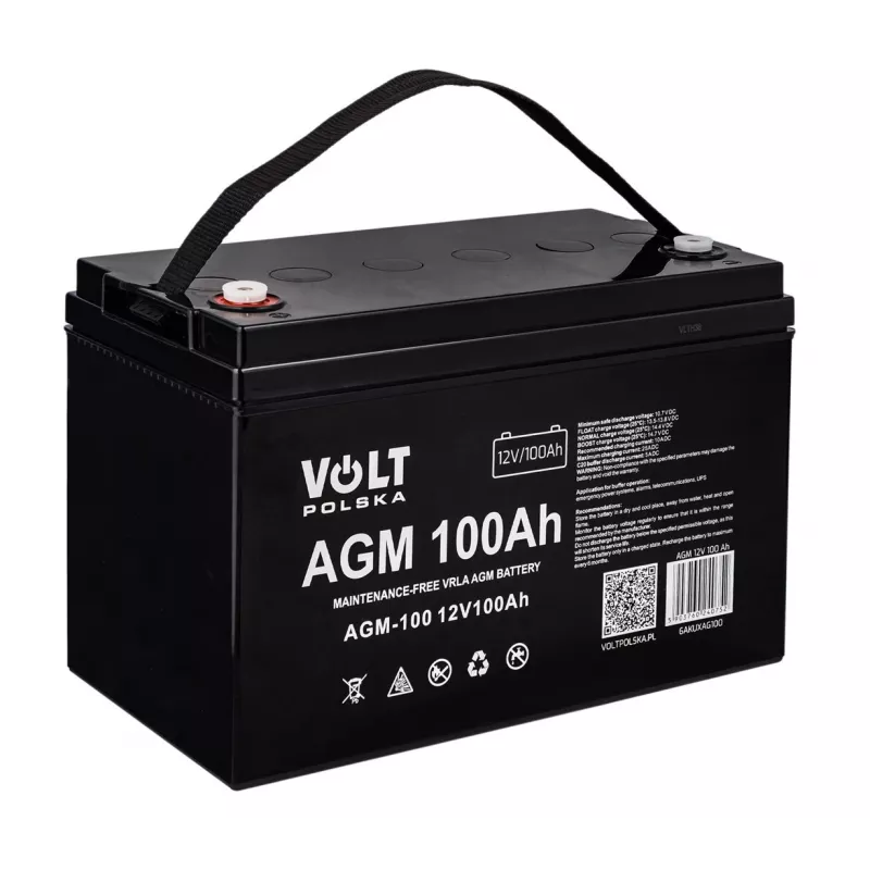 Volt Polska baterija AGM 12V 100 AH