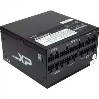 SAMA XPH-850A, PC maitinimo blokas 1x 12 kontaktų didelės galios GPU, 3x PCIe, kabelių valdymas, 850 W