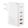 Travel Charger Baseus GaN2 Pro Quick 2x USB + 2x USB-C, 100W, EU (Balta)