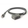 Zebra CBA-R01-S07PBR serijinis kabelis, pilkas, 2,1336 m, RS232, DB9