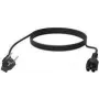 Maitinimo laidas juodas 3 m CEE7/7 IEC C5 Vision TC 3MEUCVLF/BL
