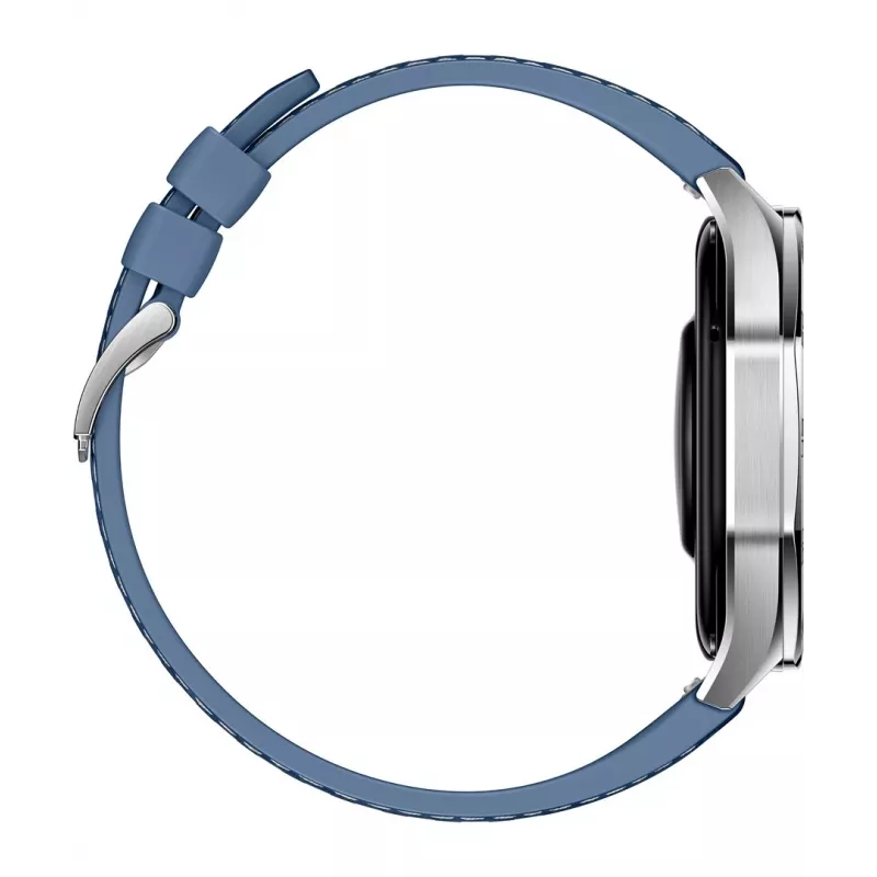Išmanusis laikrodis HUAWEI WATCH GT5 46mm — 1,43 colio AMOLED, GPS, 524 mAh, nerūdijančio plieno korpusas, mėlyna austa juosta