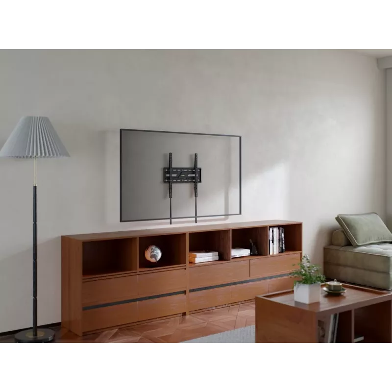 Gembird WM-75F-02 TV sieninis laikiklis (fiksuotas), 32”–75”, juodas