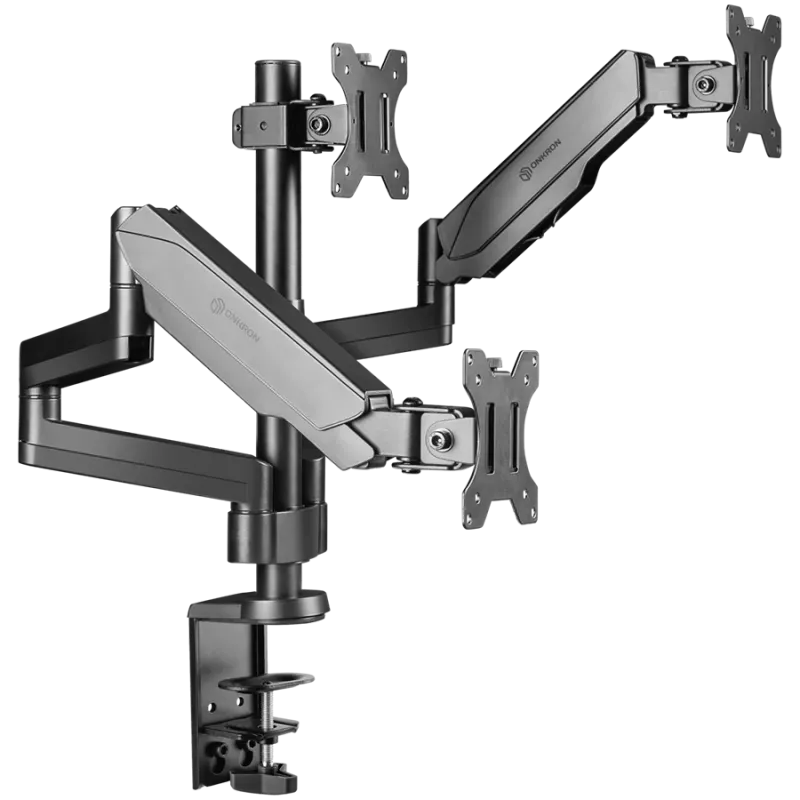 Stalinis monitoriaus laikiklis ONKRON G280-B 33–81,3 cm (13–32 colių) ekranams, spaustukas / per stalą, iki 24 kg, VESA 75x75–100x100