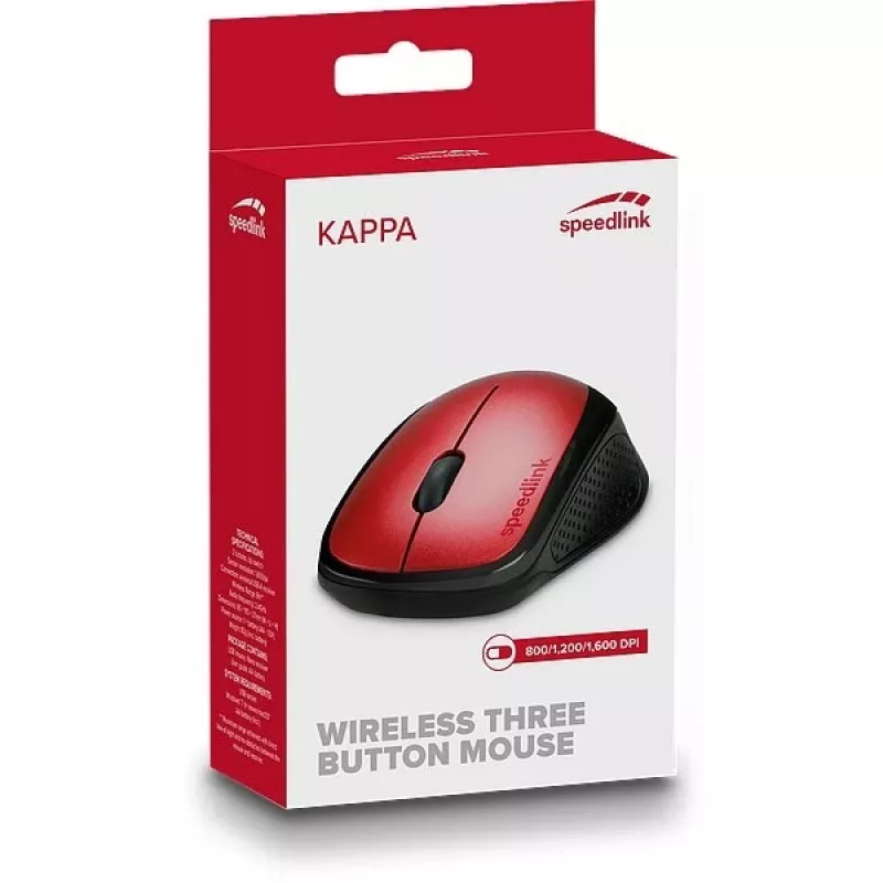 Pelė SPEEDLINK Kappa Office dešiniarankiams RF belaidė