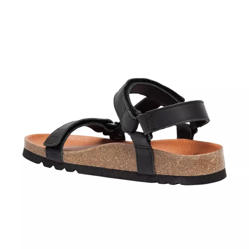 Sandals Scholl Unisex Heaven Juoda Brown Leather EVA Size 45 — Brown, EVA outsole, Leather insole